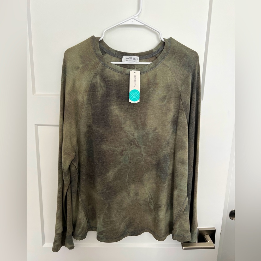 Kaileigh Lila Crew Neck knit Top